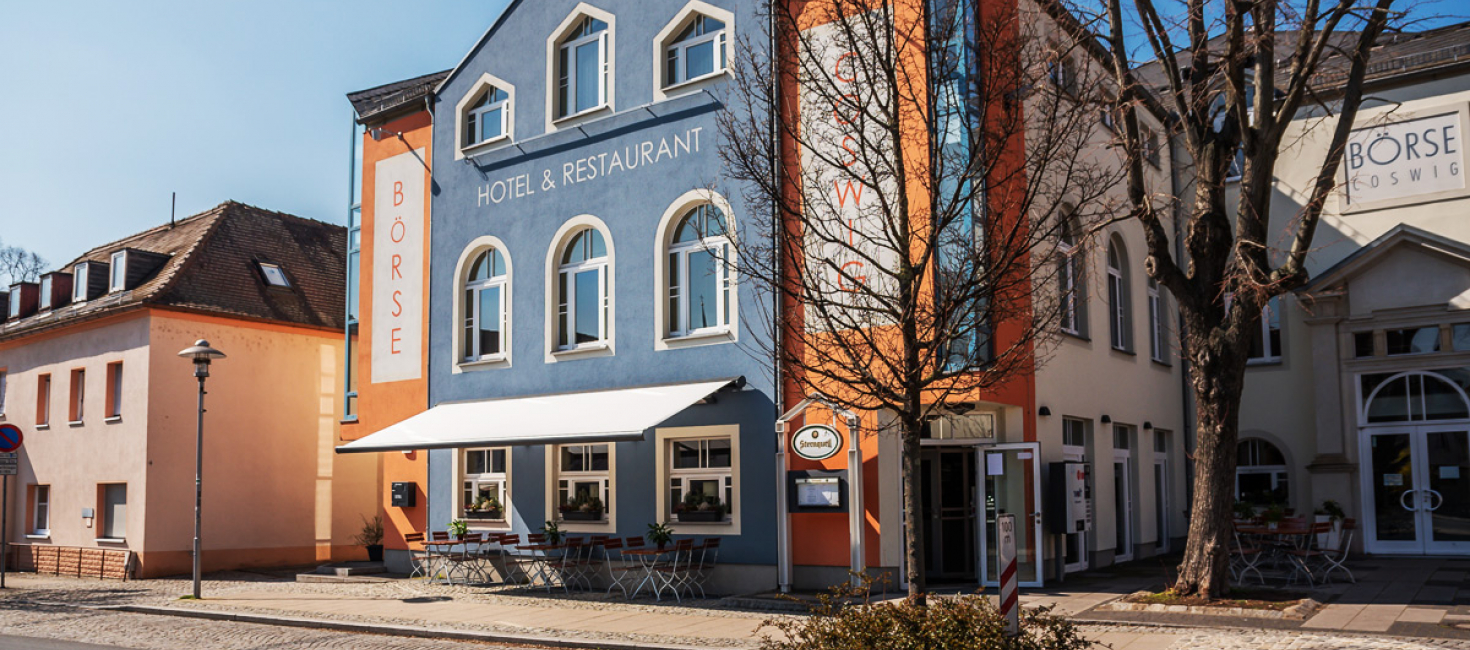 Außenansicht Börse Coswig